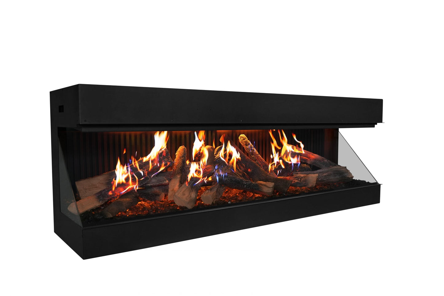 Amantii Signature MultiView Holo 75" 3-Sided Indoor Electric Fireplace