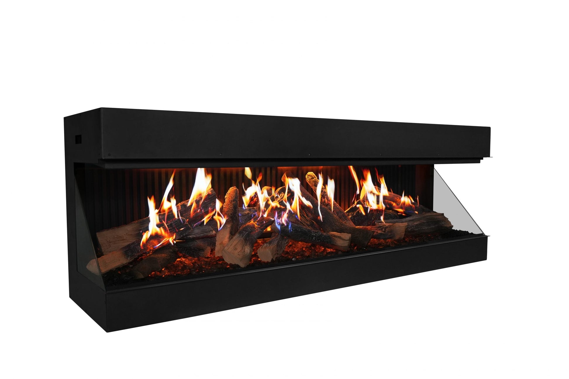 Amantii Signature MultiView Holo 75" 3-Sided Indoor Electric Fireplace