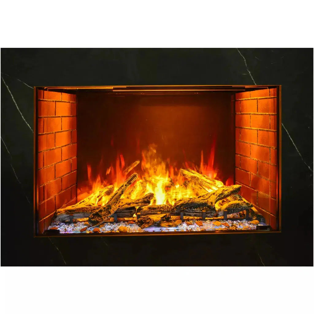 Amantii Signature Series 38" Traditional Built-in Electric Fireplace Featuring Optimyst Technology Patented by Dimplex