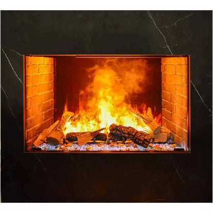 Amantii Signature Series 38" Traditional Built-in Electric Fireplace Featuring Optimyst Technology Patented by Dimplex