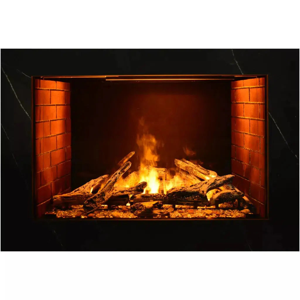 Amantii Signature Series 38" Traditional Built-in Electric Fireplace Featuring Optimyst Technology Patented by Dimplex