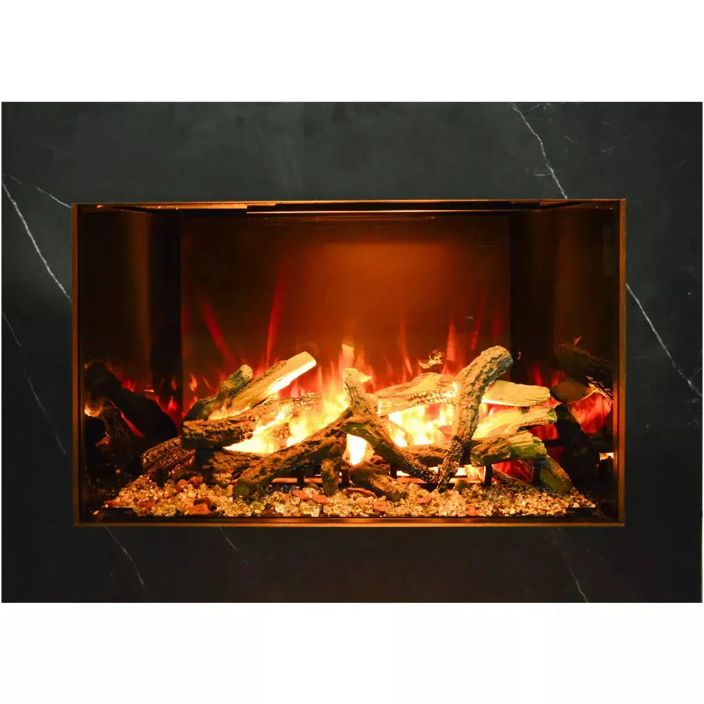 Amantii Signature Series 38" Traditional Built-in Electric Fireplace Featuring Optimyst Technology Patented by Dimplex