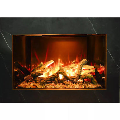 Amantii Signature Series 38" Traditional Built-in Electric Fireplace Featuring Optimyst Technology Patented by Dimplex