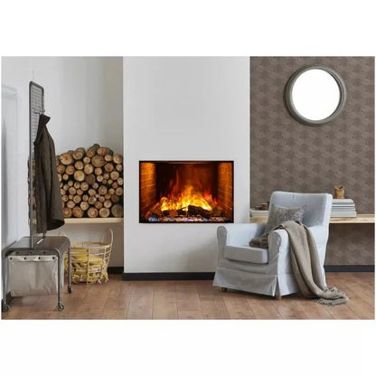 Amantii Signature Series 38" Traditional Built-in Electric Fireplace Featuring Optimyst Technology Patented by Dimplex