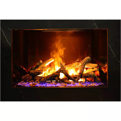 Amantii Signature Series 38" Traditional Built-in Electric Fireplace Featuring Optimyst Technology Patented by Dimplex