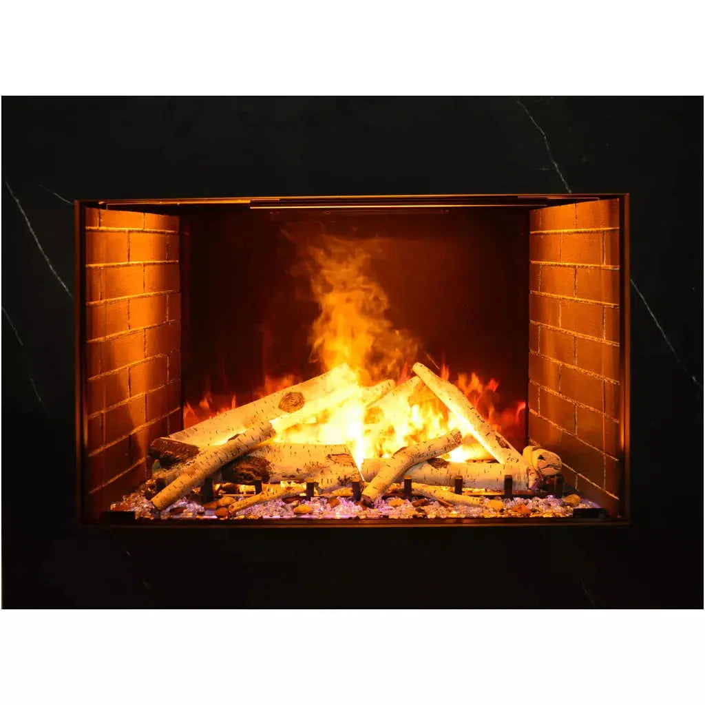 Amantii Signature Series 38" Traditional Built-in Electric Fireplace Featuring Optimyst Technology Patented by Dimplex