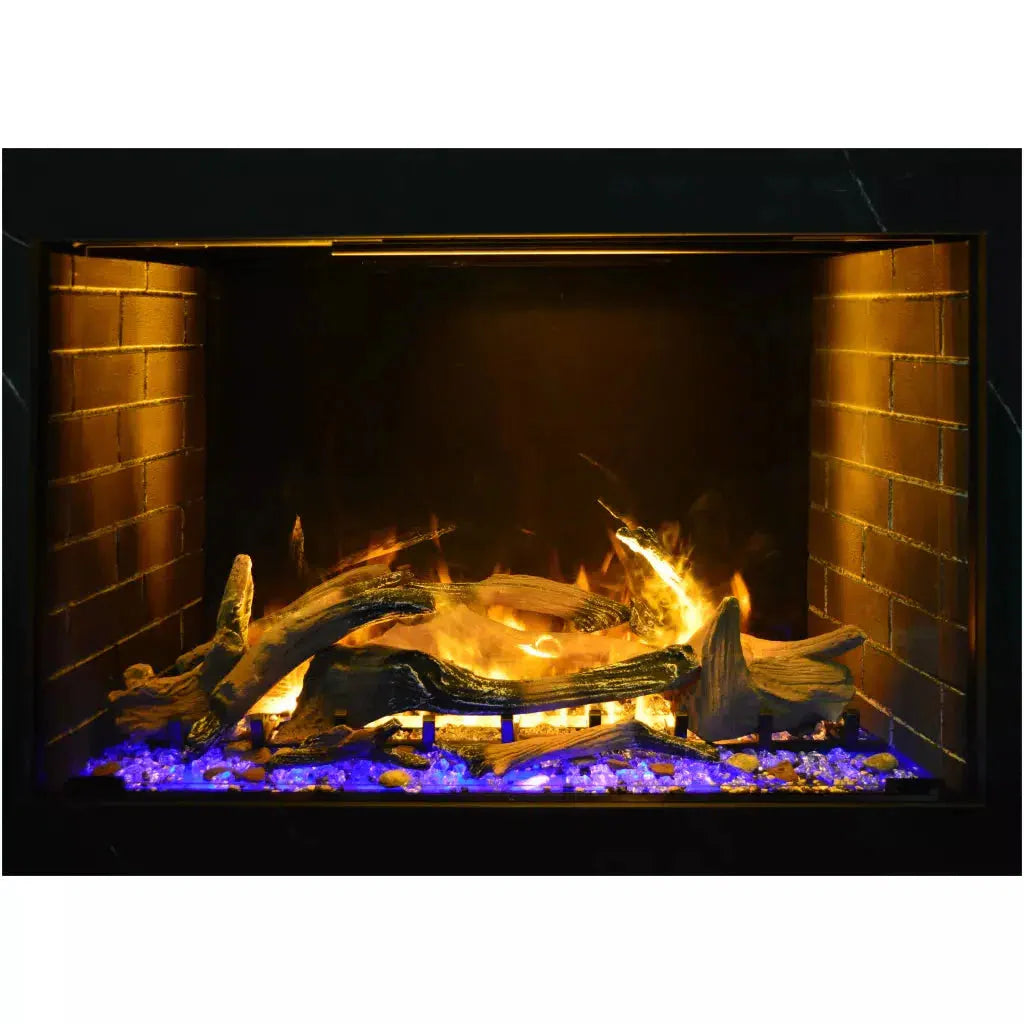 Amantii Signature Series 38" Traditional Built-in Electric Fireplace Featuring Optimyst Technology Patented by Dimplex