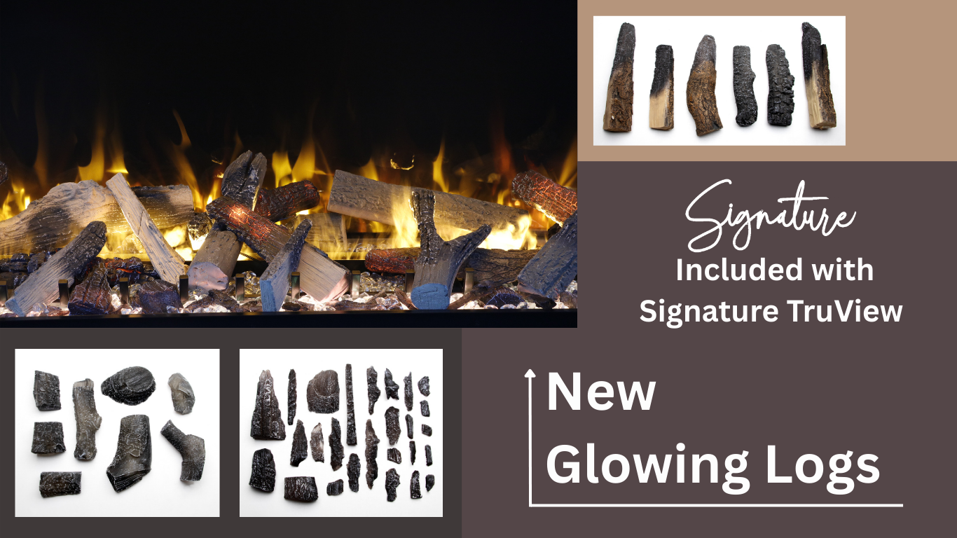 Amantii Signature TruView Series 75" Indoor/Outdoor 3-Sided Built-in Electric Fireplace Featuring Optimyst Technology by Dimplex