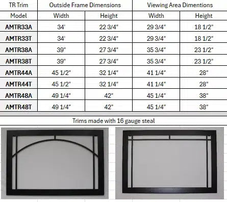 Amantii Square Trim for TRD-44