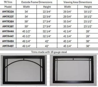 Amantii Square Trim for TRD-44
