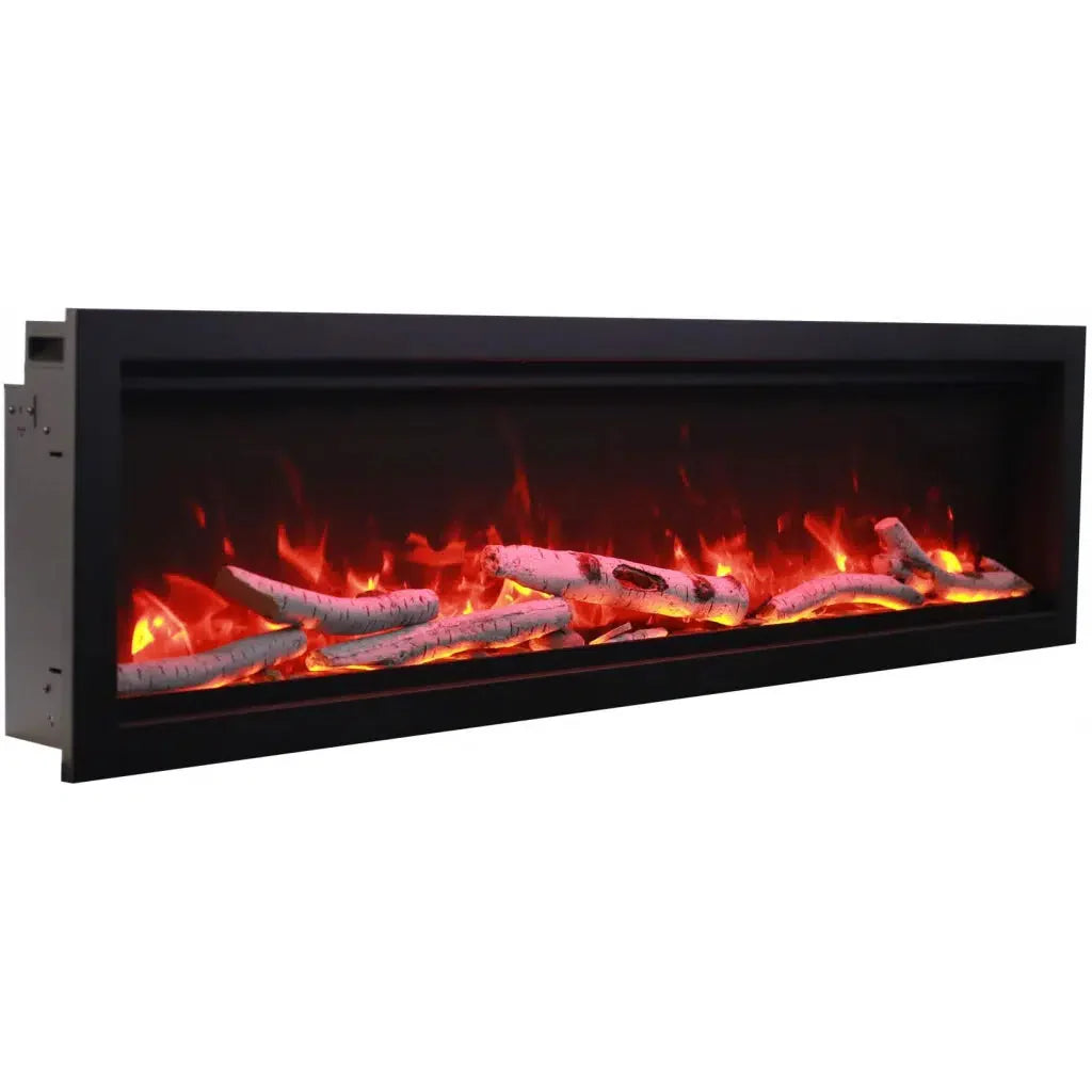 Amantii Symmetry Bespoke 100" Indoor / Outdoor Built-in Clean Face Smart Electric Fireplace