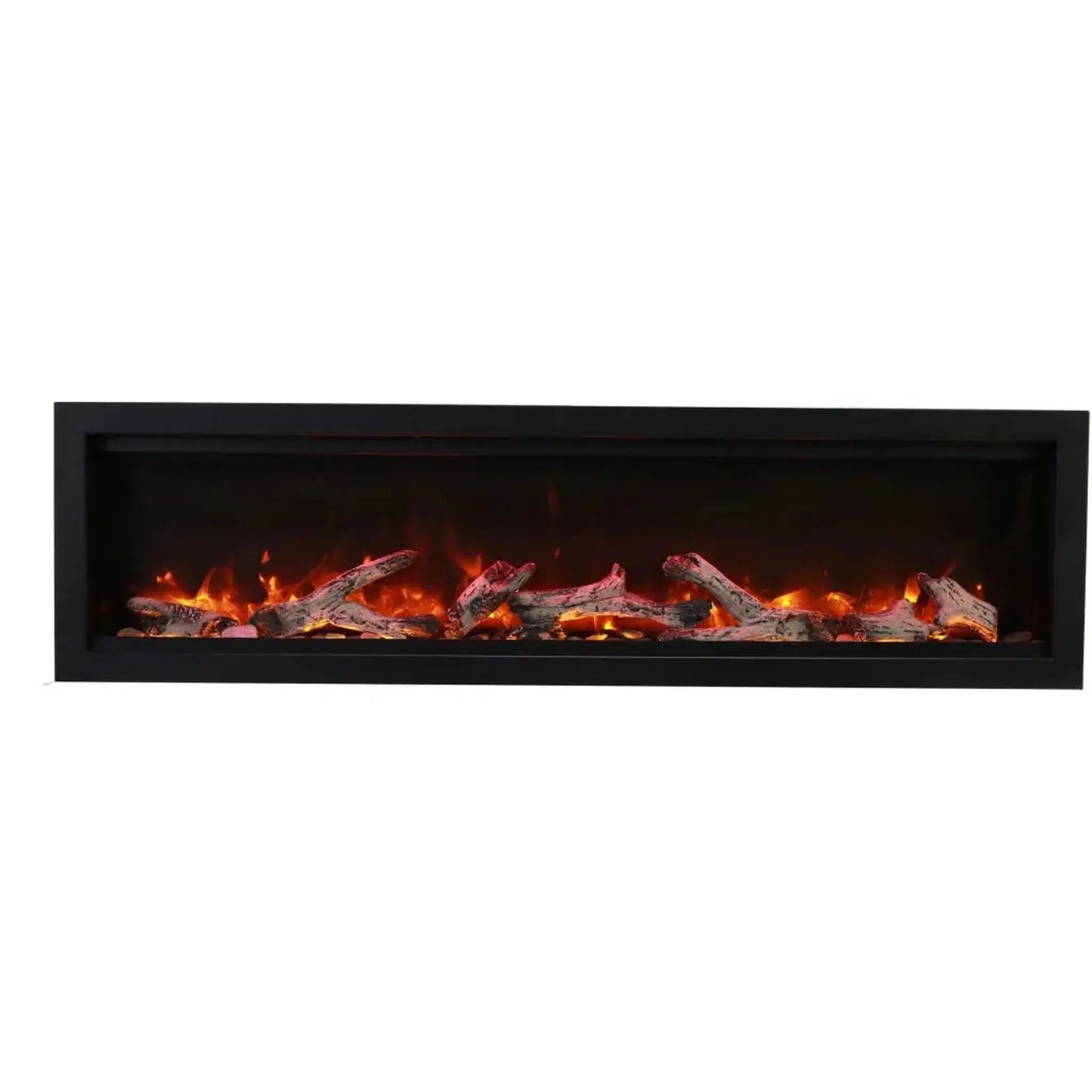 Amantii Symmetry Bespoke 34" Indoor / Outdoor Built-in Clean Face Smart Electric Fireplace