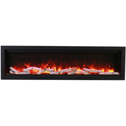 Amantii Symmetry Bespoke 34" Indoor / Outdoor Built-in Clean Face Smart Electric Fireplace