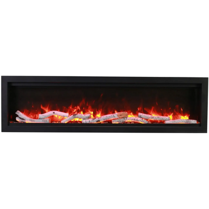 Amantii Symmetry Bespoke 34" Indoor / Outdoor Built-in Clean Face Smart Electric Fireplace