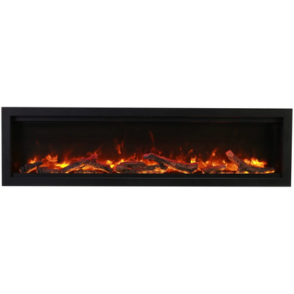Amantii Symmetry Bespoke 34" Indoor / Outdoor Built-in Clean Face Smart Electric Fireplace