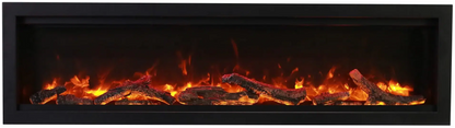 Amantii Symmetry Bespoke 42" Indoor / Outdoor Built-in Clean Face Smart Electric Fireplace