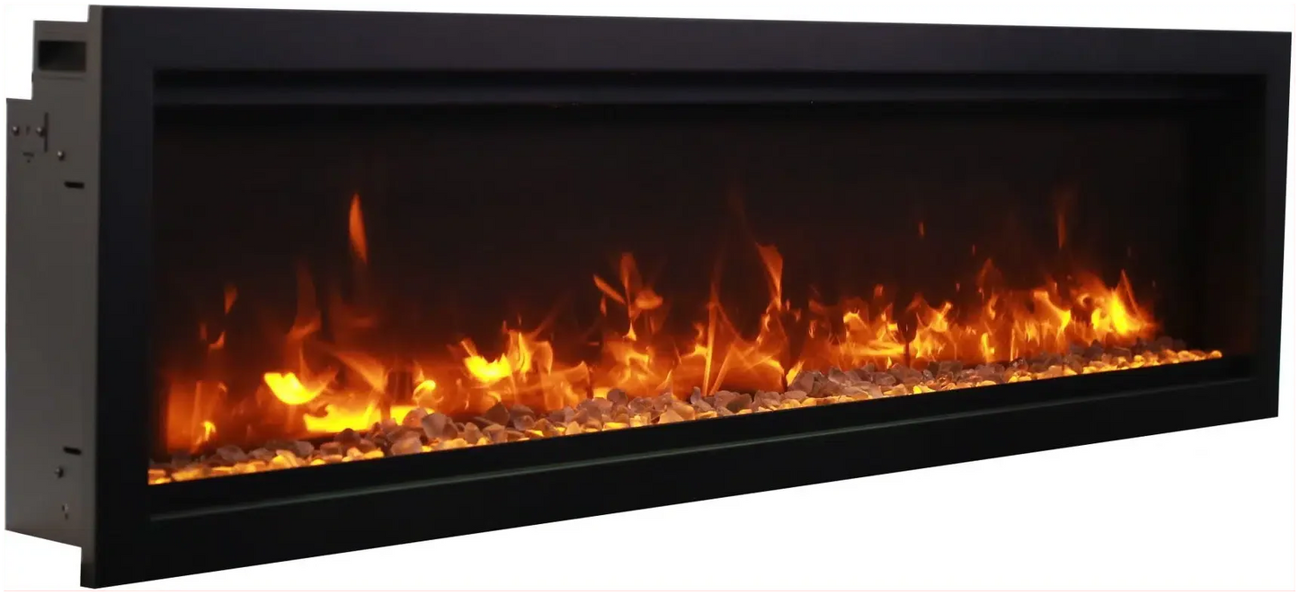 Amantii Symmetry Bespoke 42" Indoor / Outdoor Built-in Clean Face Smart Electric Fireplace