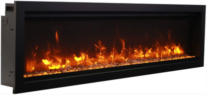 Amantii Symmetry Bespoke 42" Indoor / Outdoor Built-in Clean Face Smart Electric Fireplace