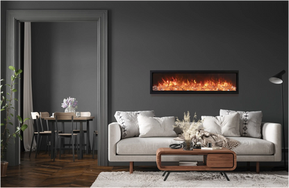 Amantii Symmetry Bespoke 42" Indoor / Outdoor Built-in Clean Face Smart Electric Fireplace