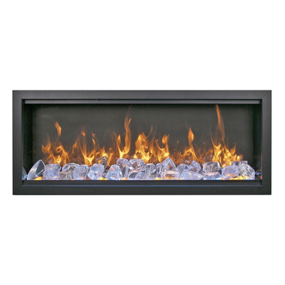 Amantii Symmetry Bespoke Extra Tall 50" Indoor / Outdoor Built-in Clean Face Smart Electric Fireplace
