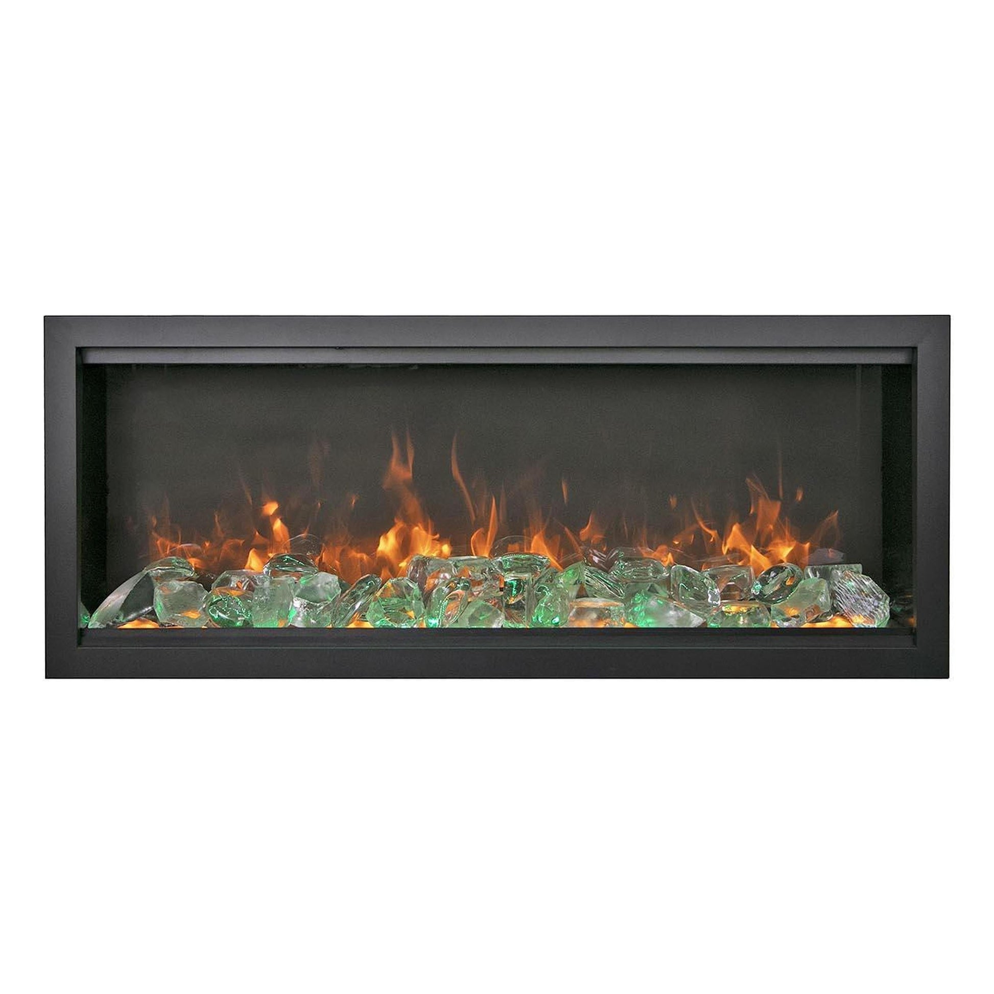 Amantii Symmetry Bespoke Extra Tall 50" Indoor / Outdoor Built-in Clean Face Smart Electric Fireplace