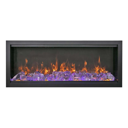 Amantii Symmetry Bespoke Extra Tall 50" Indoor / Outdoor Built-in Clean Face Smart Electric Fireplace