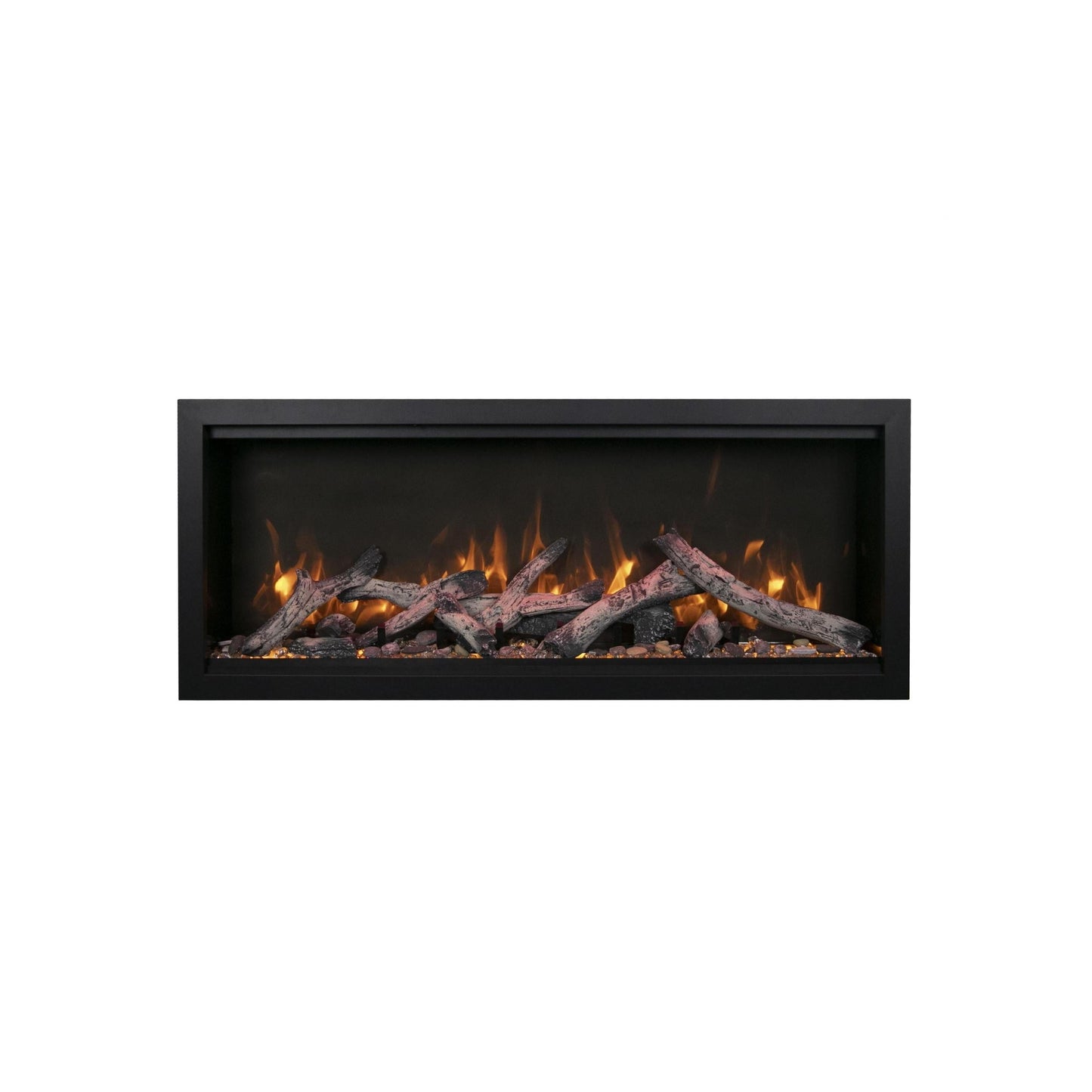 Amantii Symmetry Bespoke Extra Tall 88" Indoor / Outdoor Built-in Clean Face Smart Electric Fireplace