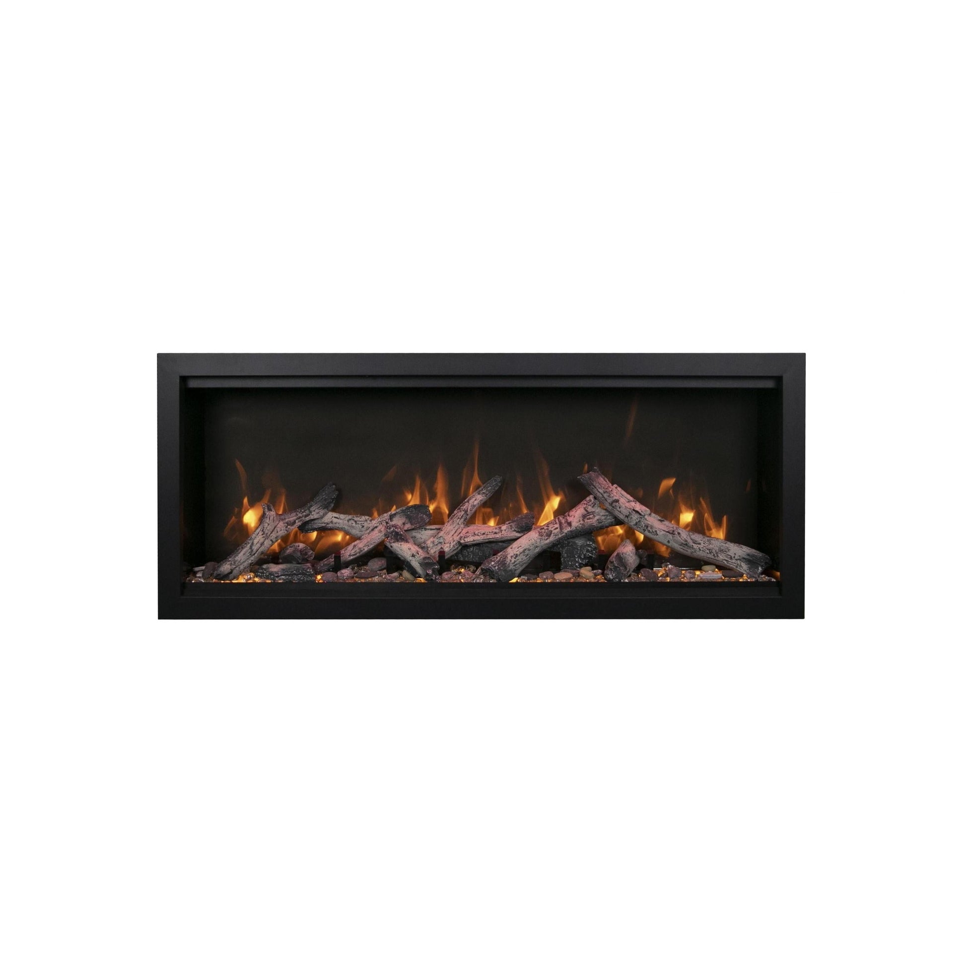 Amantii Symmetry Bespoke Extra Tall 88" Indoor / Outdoor Built-in Clean Face Smart Electric Fireplace