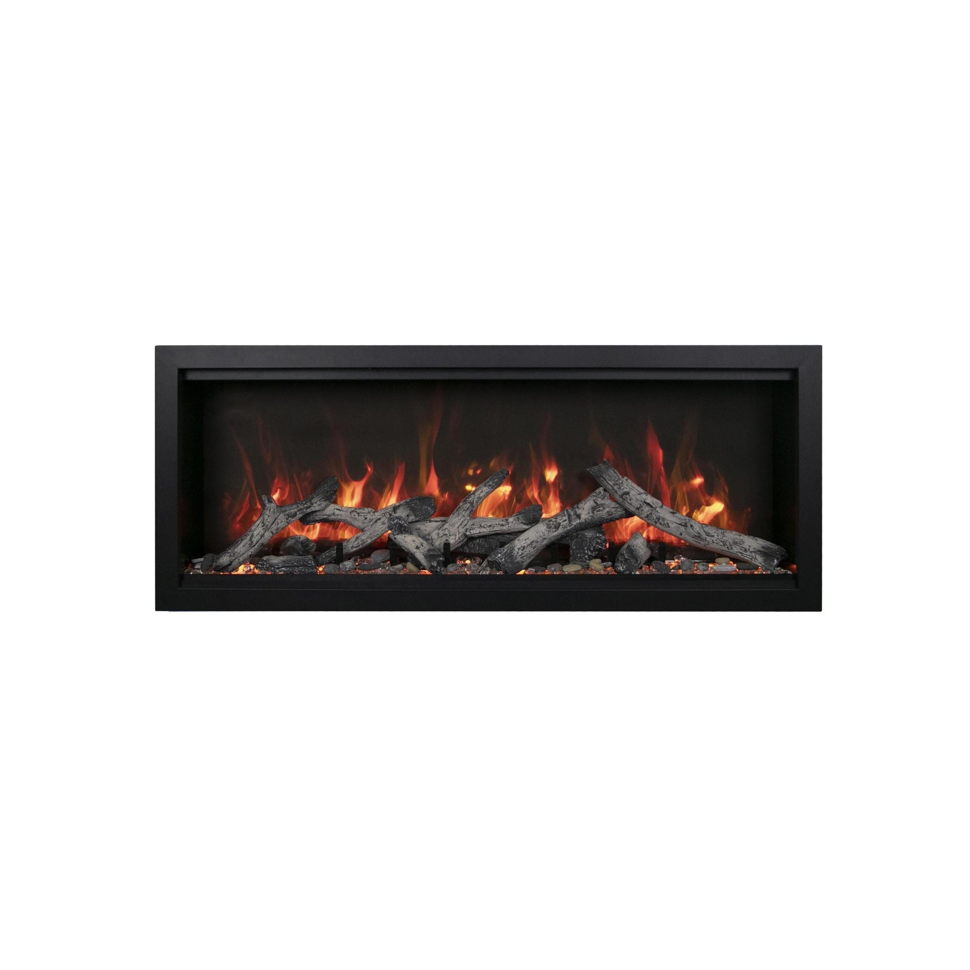 Amantii Symmetry Bespoke Extra Tall 88" Indoor / Outdoor Built-in Clean Face Smart Electric Fireplace