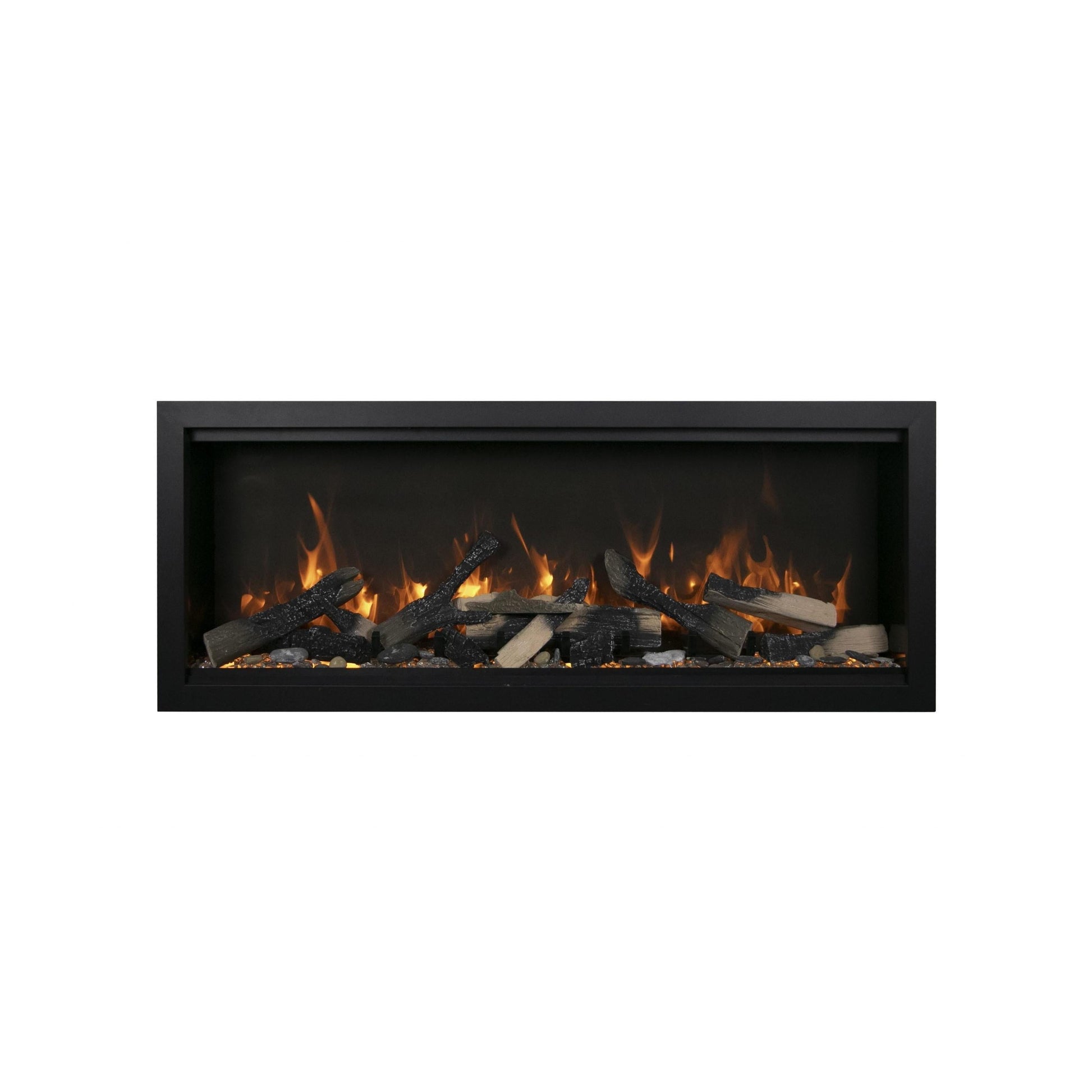 Amantii Symmetry Bespoke Extra Tall 88" Indoor / Outdoor Built-in Clean Face Smart Electric Fireplace