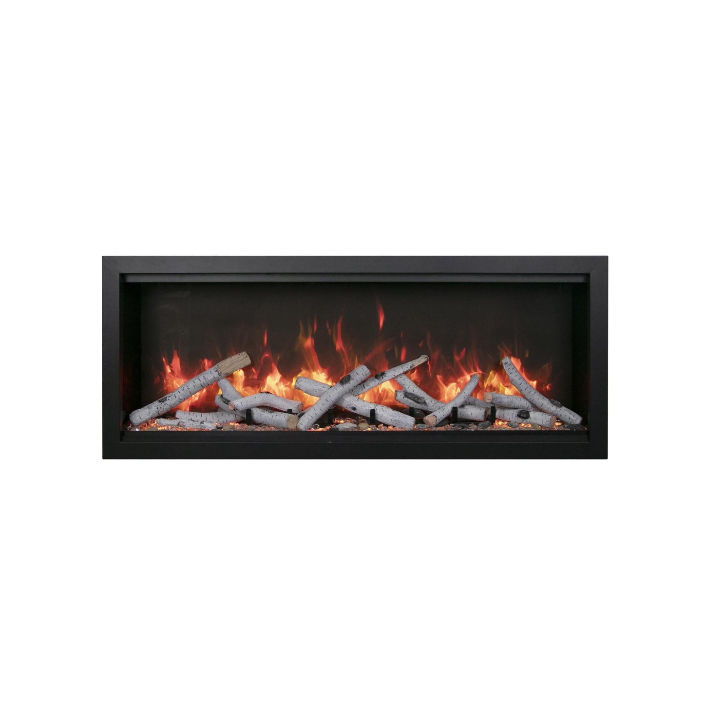 Amantii Symmetry Bespoke Extra Tall 88" Indoor / Outdoor Built-in Clean Face Smart Electric Fireplace