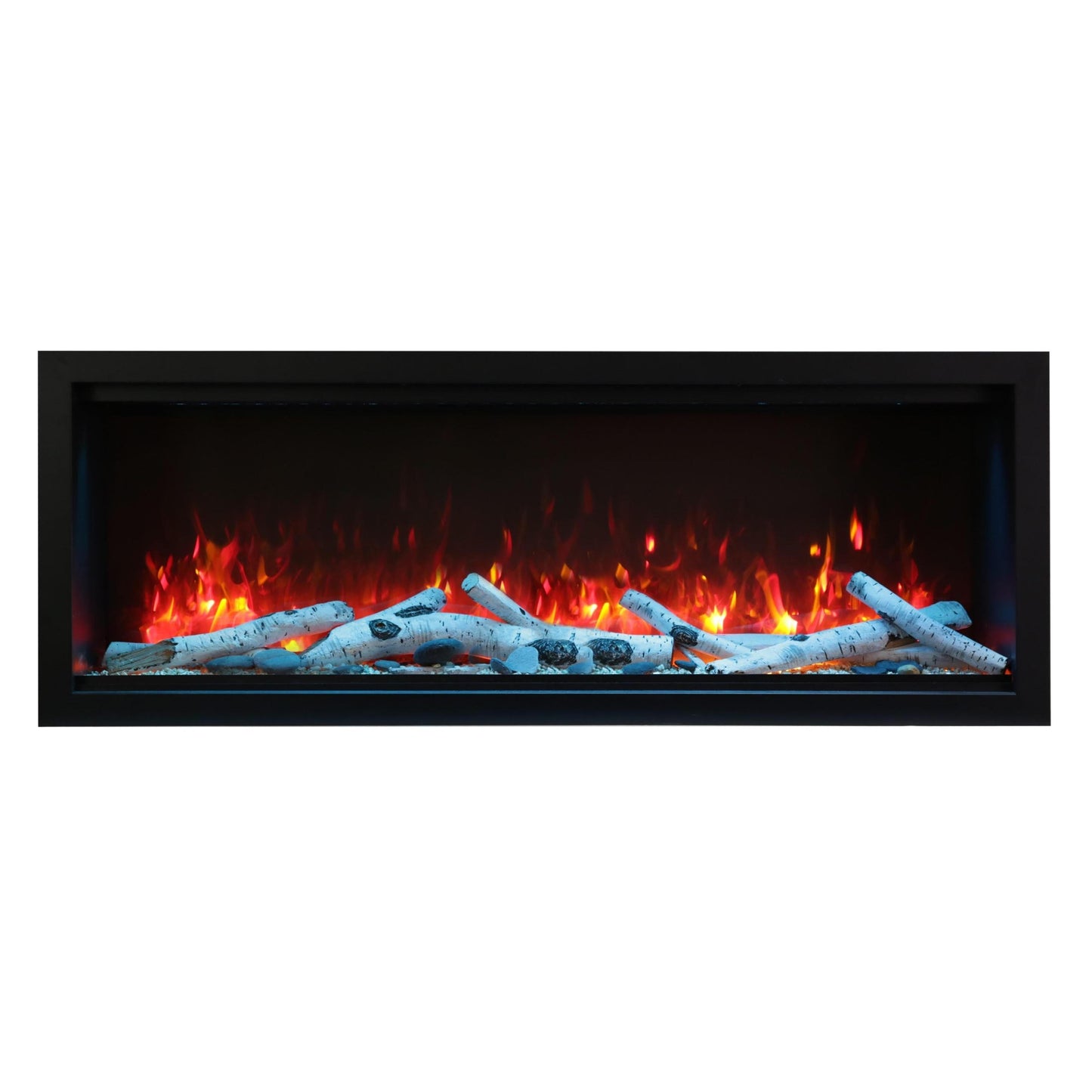 Amantii Symmetry Extra Tall 100" Indoor / Outdoor Built-in Smart WiFi Electric Fireplace