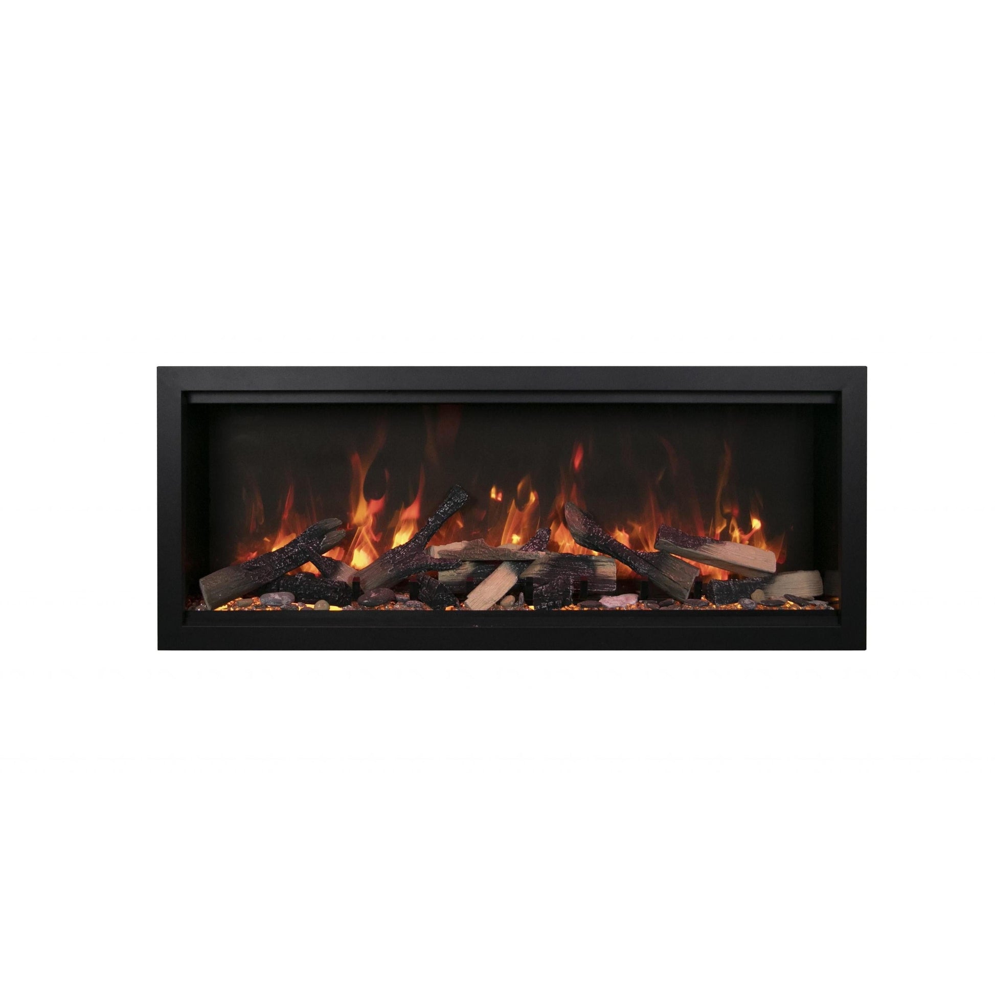 Amantii Symmetry Extra Tall 100" Indoor / Outdoor Built-in Smart WiFi Electric Fireplace