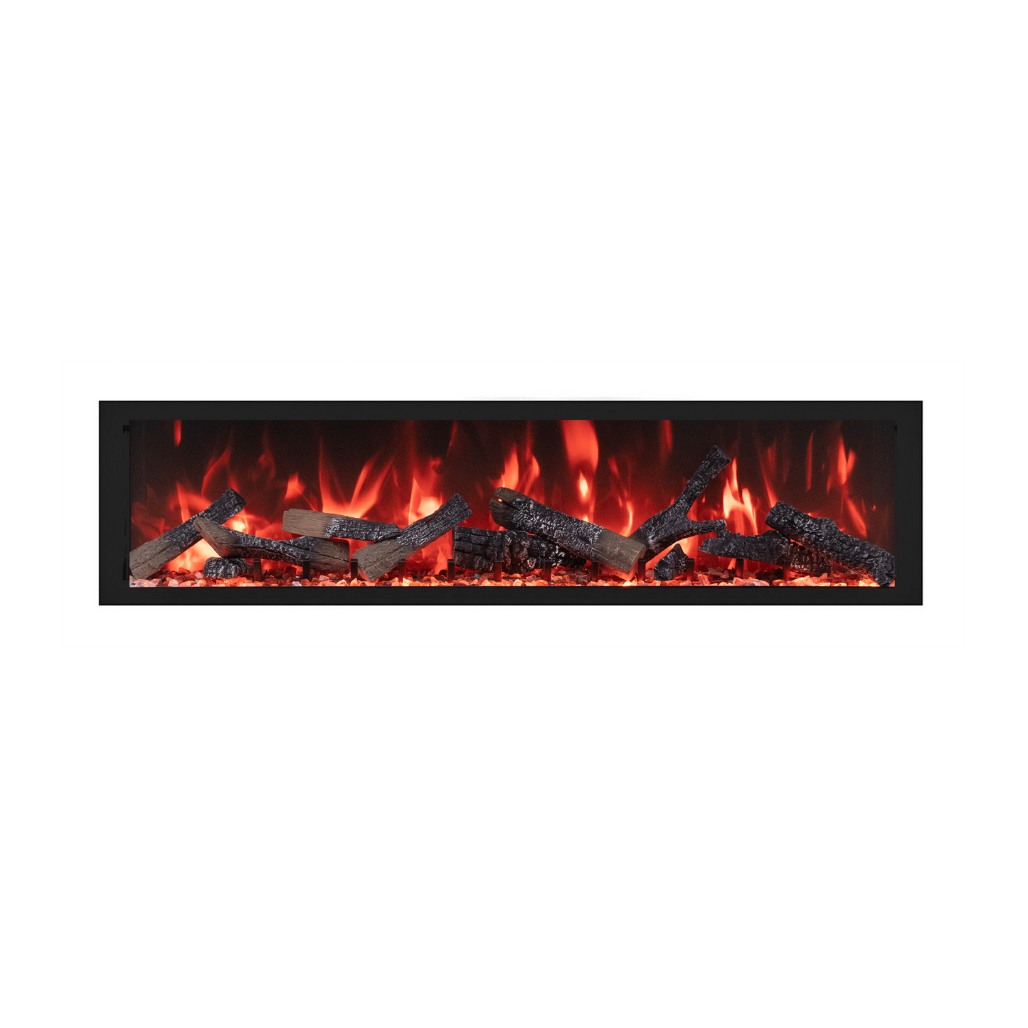 Amantii Symmetry Extra Tall 100" Indoor / Outdoor Built-in Smart WiFi Electric Fireplace