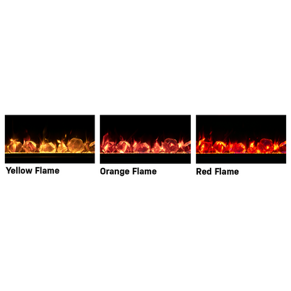 Amantii Symmetry Extra Tall Lumina 100" Indoor / Outdoor Built-in Smart Electric Fireplace