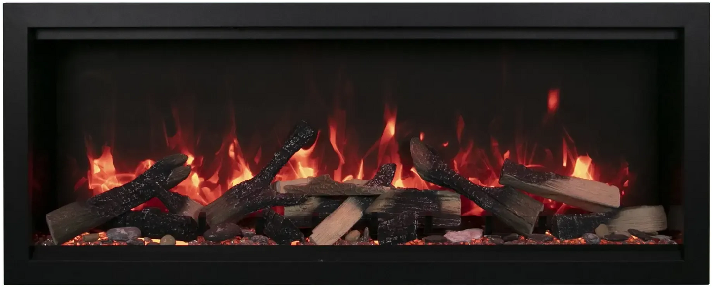 Amantii Symmetry Extra Tall Lumina 88" Indoor / Outdoor Built-in Smart Electric Fireplace