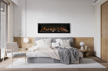 Amantii Symmetry Extra Tall Lumina 88" Indoor / Outdoor Built-in Smart Electric Fireplace