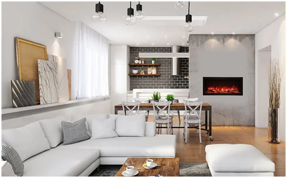 Amantii Symmetry Extra Tall Lumina 88" Indoor / Outdoor Built-in Smart Electric Fireplace