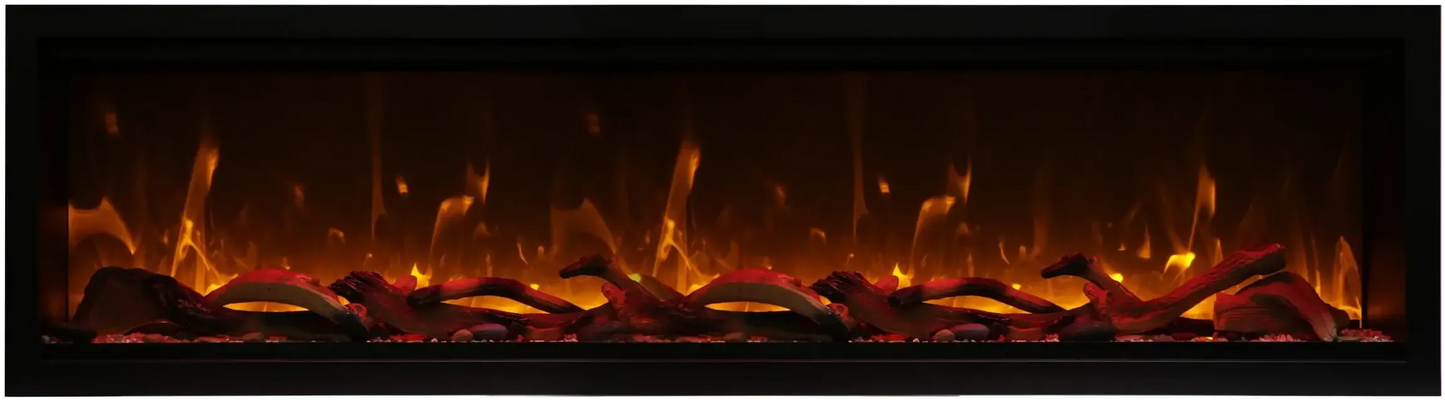 Amantii Symmetry Extra Tall Lumina 88" Indoor / Outdoor Built-in Smart Electric Fireplace