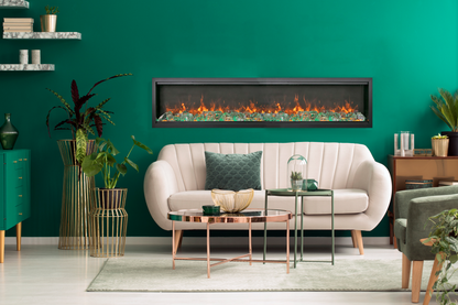 Amantii Symmetry Extra Tall Lumina 88" Indoor / Outdoor Built-in Smart Electric Fireplace
