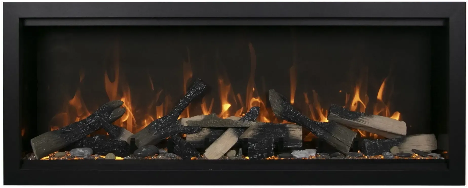 Amantii Symmetry Extra Tall Lumina 88" Indoor / Outdoor Built-in Smart Electric Fireplace