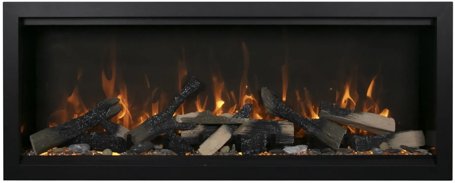 Amantii Symmetry Extra Tall Lumina 88" Indoor / Outdoor Built-in Smart Electric Fireplace