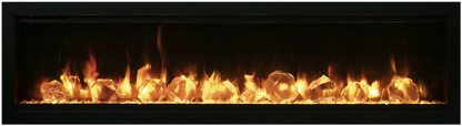 Amantii Symmetry Lumina 34" Indoor / Outdoor Built-in Smart Electric Fireplace