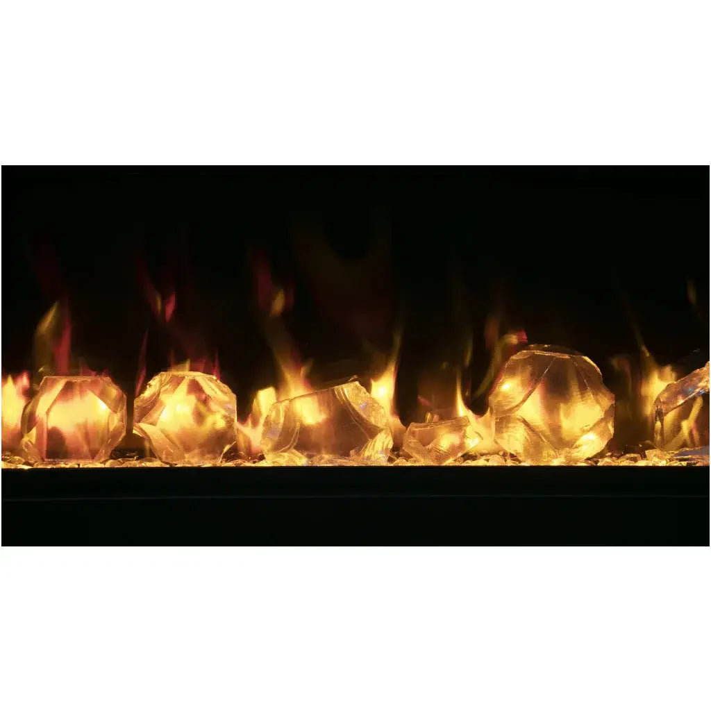 Amantii Symmetry Lumina 88" Indoor Outdoor Built-in Smart Electric Fireplace