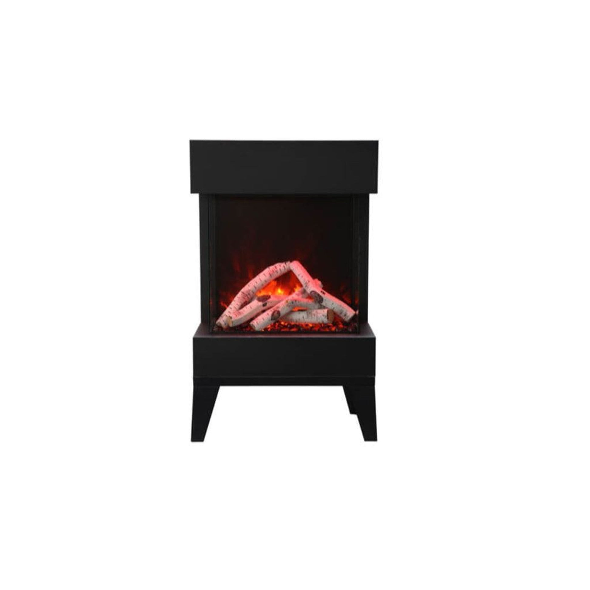 Amantii THE CUBE Lumina 20" 3-Sided Smart Wall Mount Electric Fireplace