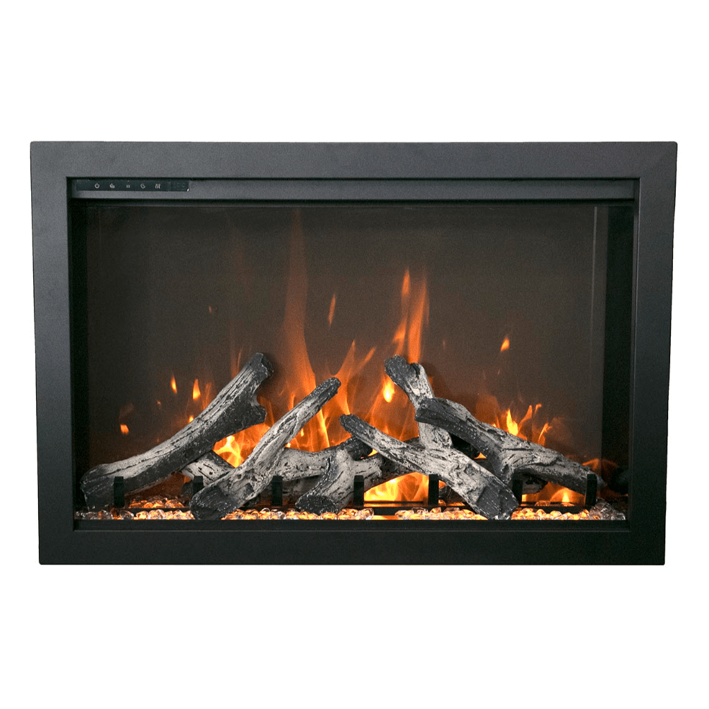 Amantii TRD 33" Traditional Bespoke Indoor/Outdoor Electric Insert Fireplace