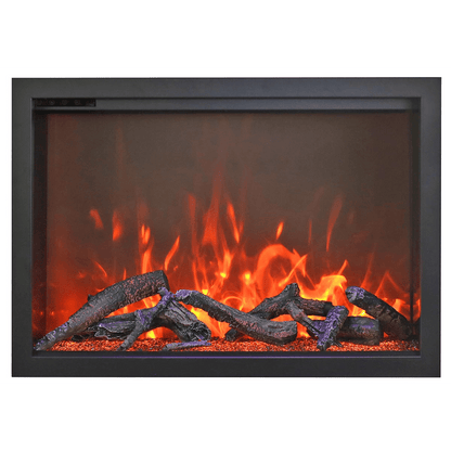 Amantii TRD 33" Traditional Bespoke Indoor/Outdoor Electric Insert Fireplace