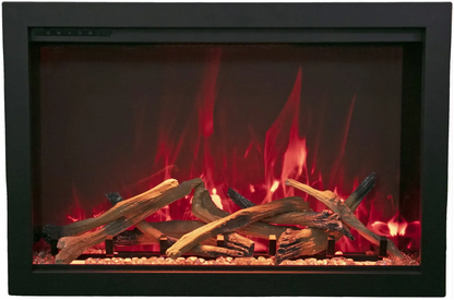 Amantii Traditional Bespoke 30" Indoor/Outdoor Smart Electric Fireplace Insert