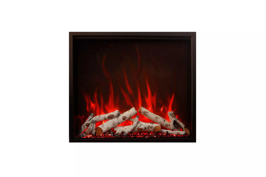 Amantii Traditional Bespoke 30" Indoor/Outdoor Smart Electric Fireplace Insert