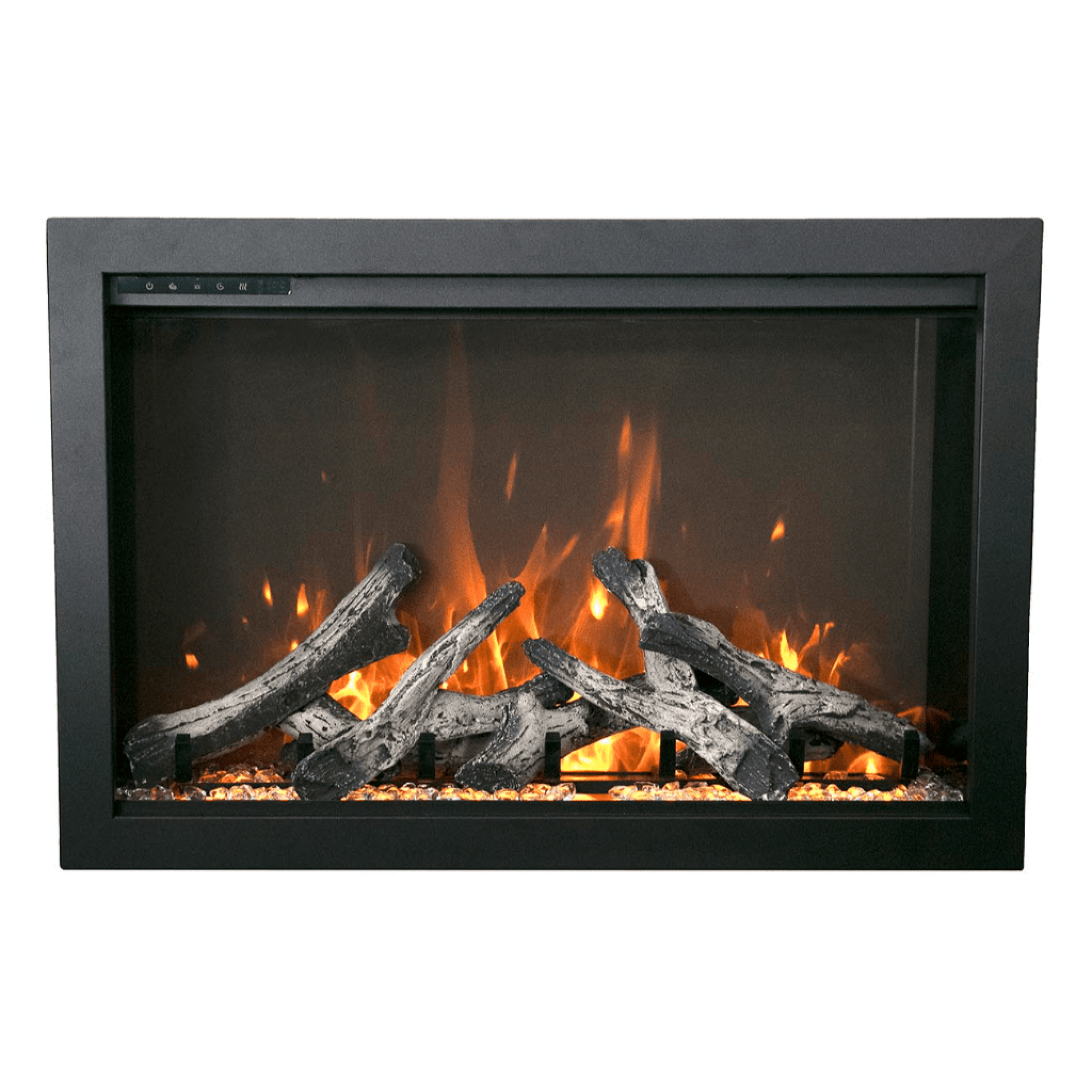 Amantii Traditional Bespoke 48" Indoor/Outdoor Smart Electric Fireplace Insert